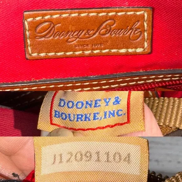 Dooney & Bourke Lily Bucket Pebbled Leather Green Front Buckle Shoulder Bag - Picture 11 of 12